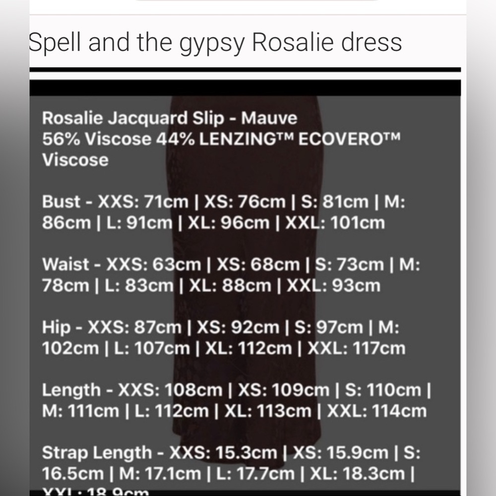 Spell and the Gypsy Rosalie Jacquard Slip Dress NWT. Mauve Large - Picture 11 of 16